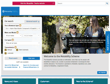 Tablet Screenshot of motability.co.uk